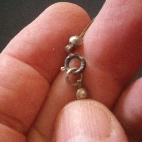 925 Floating Black Pearls Necklace - Picture 4 of 5